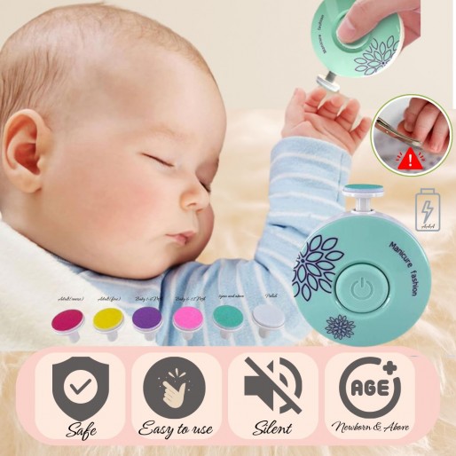 U:Baby 6 in1 Electric Baby Nail Trimmer 